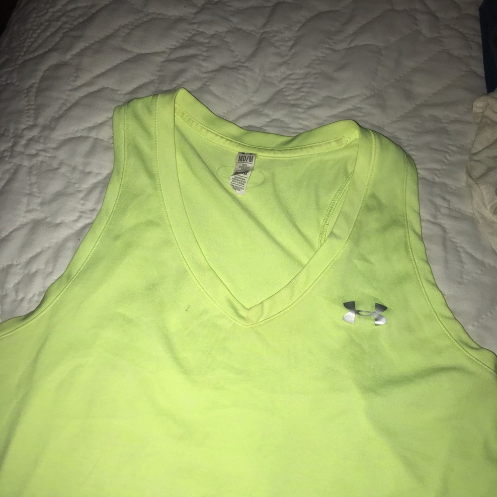 Highlighter Yellow Workout Top